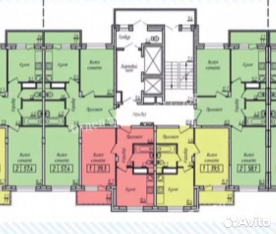 1-к квартира, 40.3 м², 1/16 эт.