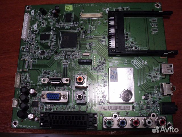 Рабочие платы от телевизора toshiba 32HL833R
