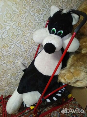 Мягкая игрушка, детские санки