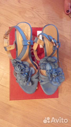 Босоножки Mascotte новые на танкетке