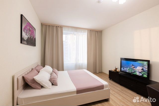 

1-к. квартира, 45 м², 2 кровати