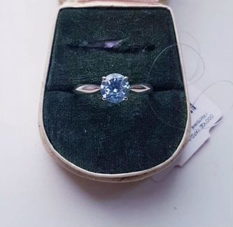 Новое Топаз Серебро 925 Кольцо 18-18,5р С биркой