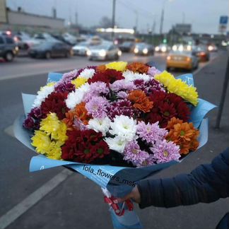 29 хризантем букет,Москва