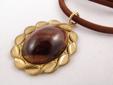 Подвеска Бычий глаз (18х25мм)