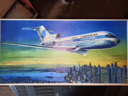 Модель самолета boeing 727