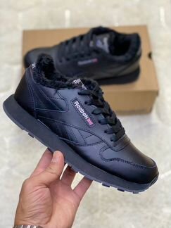 Кроссовки reebok classic с мехом