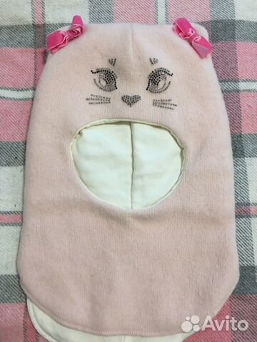 Шапка шлем для девочки