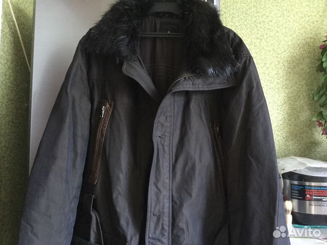 Куртка с бобровым воротником