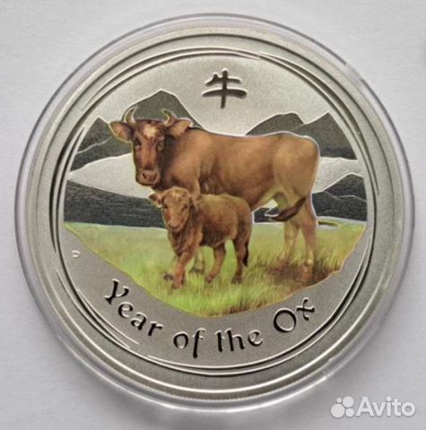 Монета Австралии серебро