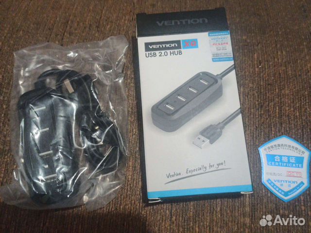 Хаб USB 2.0 х4 Vention