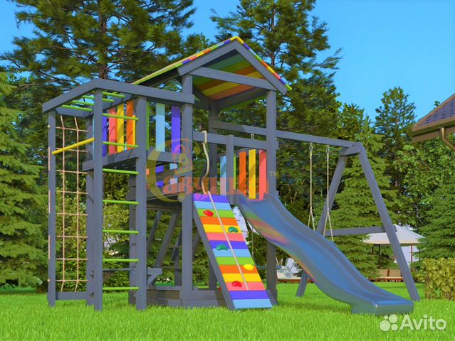 Детская площадка Савушка 5 (black edition)