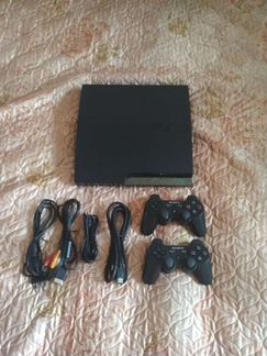Прошитая PS3+2 геймпада+много игр