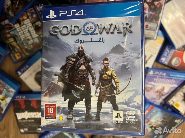 Диск God of War Ragnarok PS4 русская озвучка новый