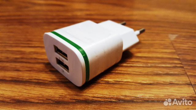 Универсальное сетевое зарядное устройство 2 usb