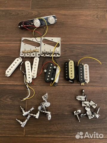 Запчасти для электрогитары-звукосниматели, колки