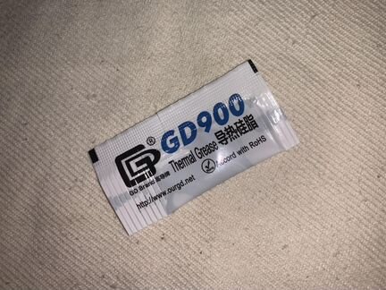 Термопаста GD900, термопрокладки