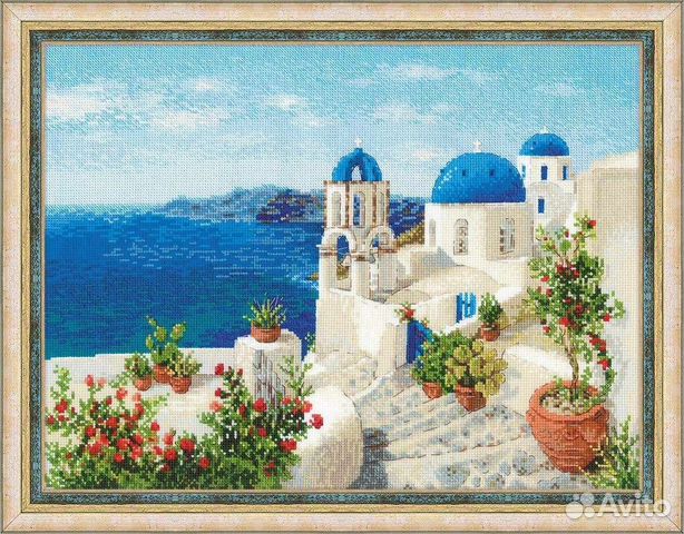 Остатки набора для вышивания крестом риолис