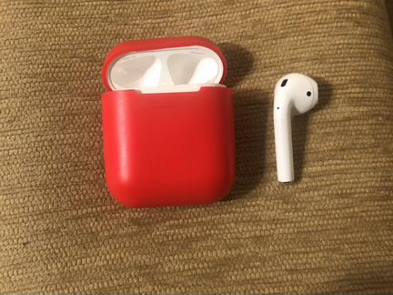 Беспроводные наушники apple air pods 1