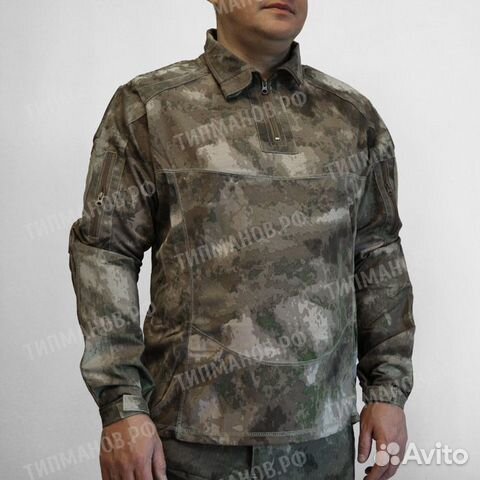 Тактический камуфляж рубашка + брюки, цвет мох