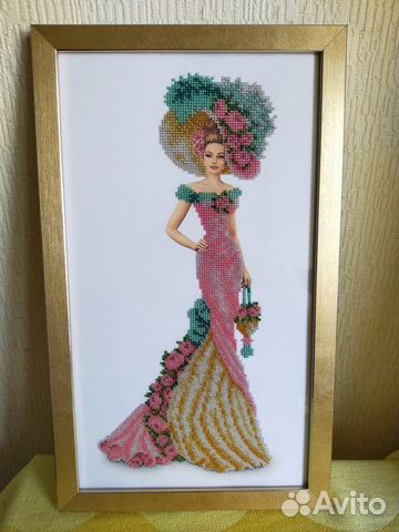 Картина вышитая бисером