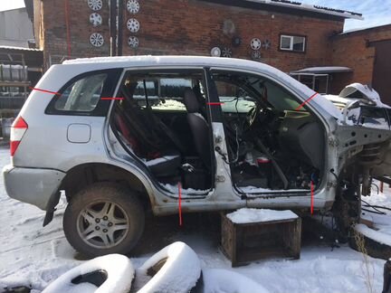 Порог Правый со Стойкой Chery Tiggo T11 2008