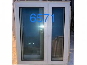 Окно бу пластиковое, 1520(в) х 1280(ш) № 6571