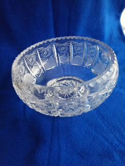 Ваза для фруктор из хрусталя Югославия