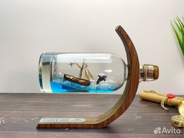 Корабль в бутылке бот «Святой Гавриил»