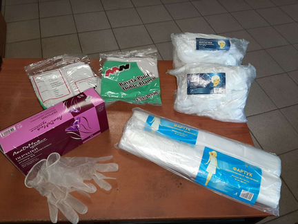 Шапочки и Фартуки одноразовые