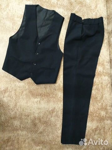 Костюм школьный (двойка). Брюки и жилетка
