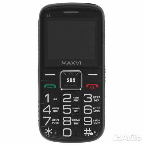 Сотовый телефон Maxvi P21 Black