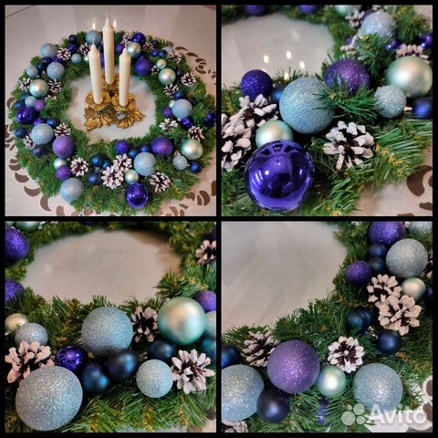 Новогодний декор. Веночек