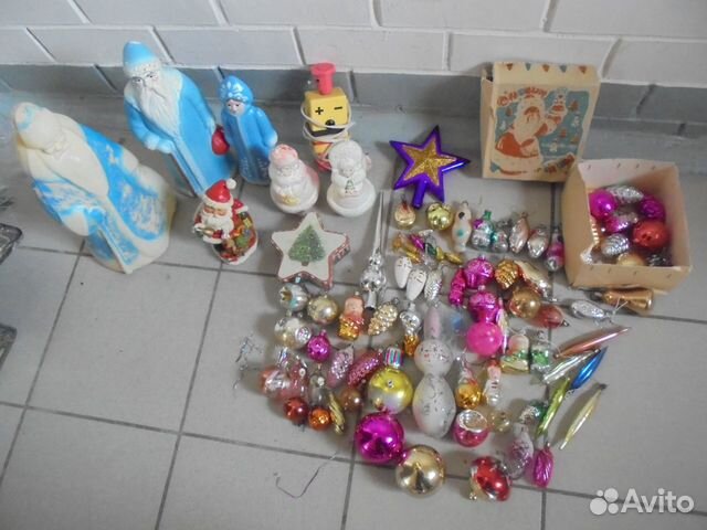 Новогодние елочные игрушки из СССР