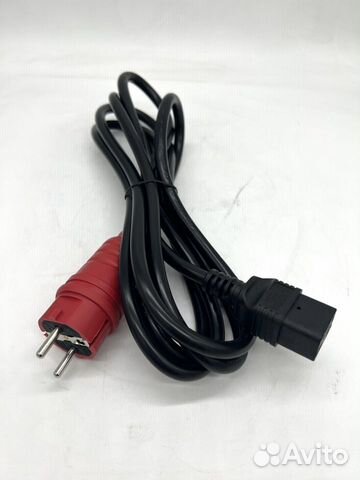 Кабель, шнур питания С19, евро вилка, 3 метра