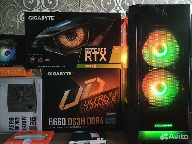 Мощный Пк для Игр на Core i5-12400F+ RTX3060Ti 8Gb