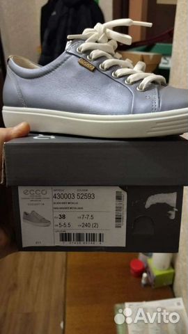 Кеды Ecco оригинал, новые 38eur