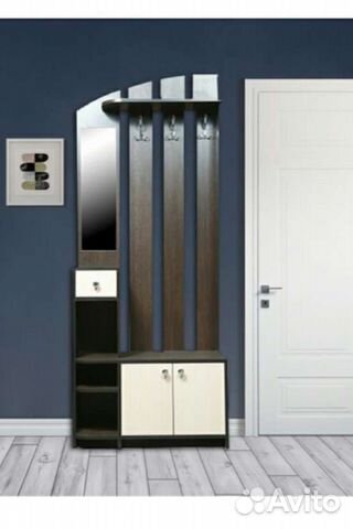 Вешалка в прихожую с зеркалом