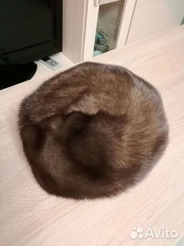 Берет из меха норки
