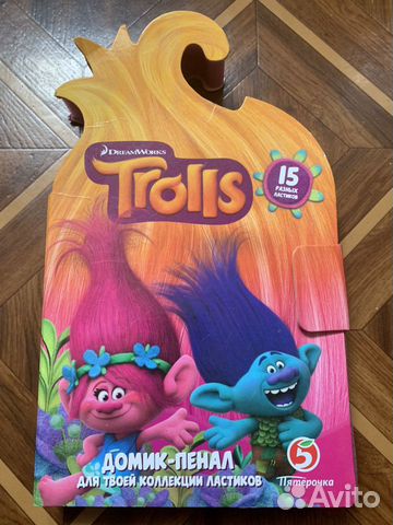 Тролли, Домик-пенал, Angry Birds брелок, игрушка