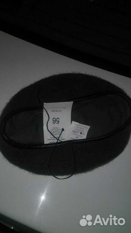 Берет шерстяной оливковый