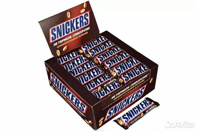 Сникерс 48шт*50.5гр бокс