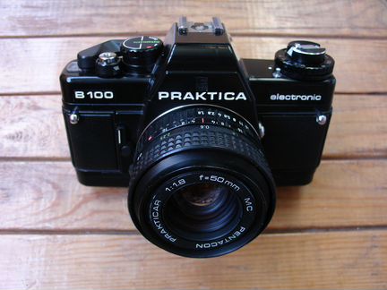 Praktica B100 + объектив Pentacon 1:1.8 f50mm