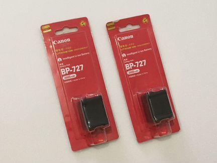 BP-727 аккумуляторы Canon