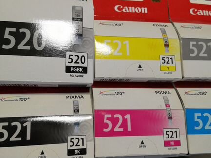 Картриджи Canon CLI-521