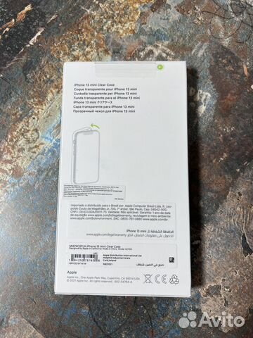 Чехол iPhone 13 mini clear case оригинал