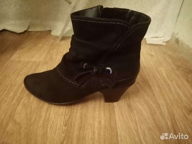 Полусапожки 38 натуральная замша