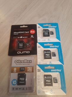 Карты памяти Micro SD 2GB,4GB,8GB,16GB,32GB