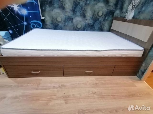 Кровать жаклин с ящиками 120х200