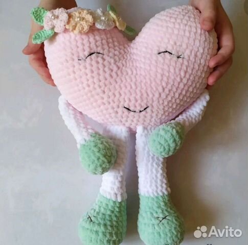 Сердце Амигуруми