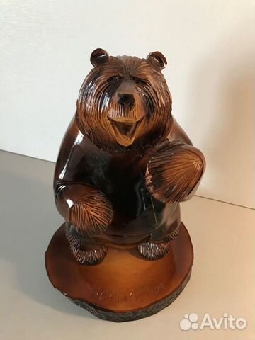 Медведь, натуральное дерево, авторская работа